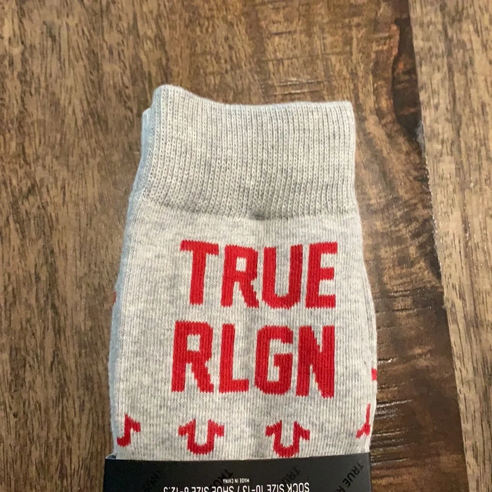 True Religion Crew Socks